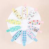 10pcs Candy Color Fruit Hair Bang Clip Summer Hairpin No Crease Hair Side Clamp For Girls Beauty Styling Accessories Set