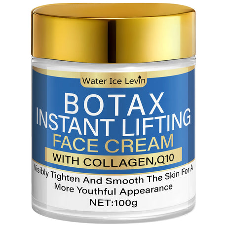 Crema Facial Lifting con Colágeno y Q10 100g, con Ceramidas, Efecto Tensor y Nutritivo, para una Piel Más Firme, Listo para Envi