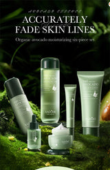 Avocado Skincare 6-Piece Set Includes Nourishing And Moisturizing Eye Cream, Face Cream, And Anti-Wrinkle Skincare Products.
