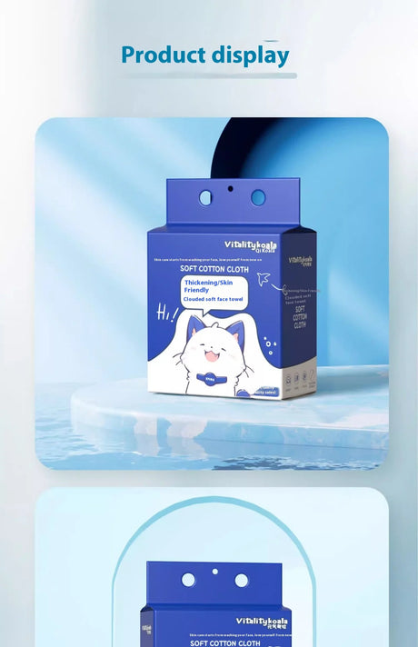 Family Pack 700g Face Wash Towel Hanging Disposable Wall Extraction Cotton Face Wipe Face Wash Towel Soft Makeup Remover Towel