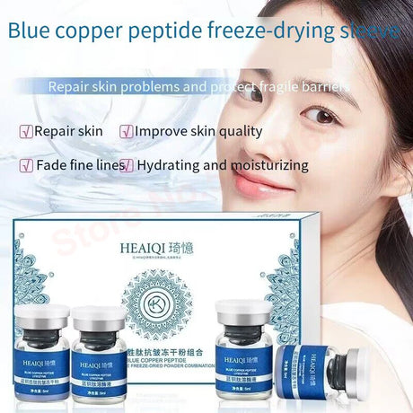 High Purity 98% Blue Copper Peptide Essence Facial Anti-Aging Repair Polypeptide Active Hyaluronic acid Moisturizing Skin Care