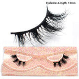 Half Lashes Mink Eyelashes Fluffy Soft False Eyelashes Wispy Cross Mink Eye Lashes Natural Short Mink Eyelash Extension Makeup