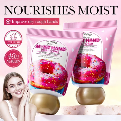BIOAQUA Donut Hand Cream Moisturizing Nourishing Anti-aging Anti Wrinkles Whitening Creams Hands Skin Care Products