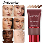5 Colors Matte Liquid Foundation Base Sweat Resistant Smooth Cover Blemish Pores Natural Matte Finish Lightweight Face Makeup Cosmetic Base