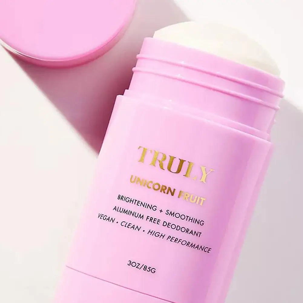 Truly Beauty Unicorn Fruit Aluminum Deodorant For Women Brightening Smoothing Vegan Clean 85g Fragrance Body Underarm Deodorant