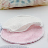 12PC Reusable Cotton Pads Makeup Remover Pads Washable Round Bamboo Make Up Pads Cloth Nursing Pads Skin Care Tool Skin Cleaning
