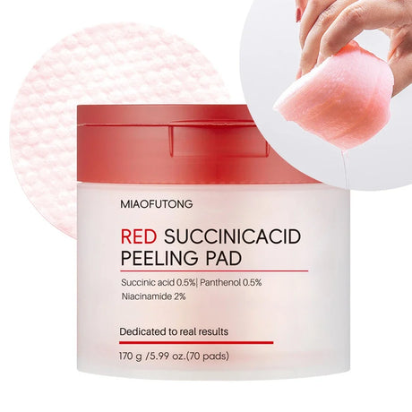 Gentle Hyaluronic Acid Makeup Remover Cotton Pads 70Pcs Pre Moistened Damp Wipes Remove Impurities Waterproof Makeup
