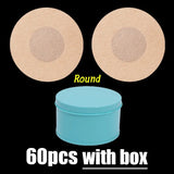 60pcs/box Nipple Cover Stickers Women Breast Lift Tape Pasties Invisible Self-Adhesive Disposable Bra Padding Chest Paste Patch