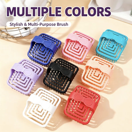 WANMEI Scalp Massage Shampoo Brush - Deep Cleansing & Exfoliation, TPEE Hollow Design, Easy Hair Care