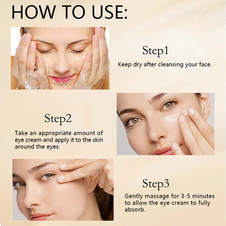 Honey Eye Cream lightens dark circles, firming skin Instant Eye Repair Essence Eye Beauty treatment