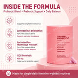 Women's Probiotic Capsules with Lactobacillus & Prebiotics for Gut and PH Balance Womens PH Support Feminine Care 60 Count
