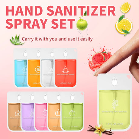 Powerful Spray Portable Safe Reliable Cleaning Hands Moisturizing Hand Washing Spray Nourishing Sanitizer Spray 45/38ml