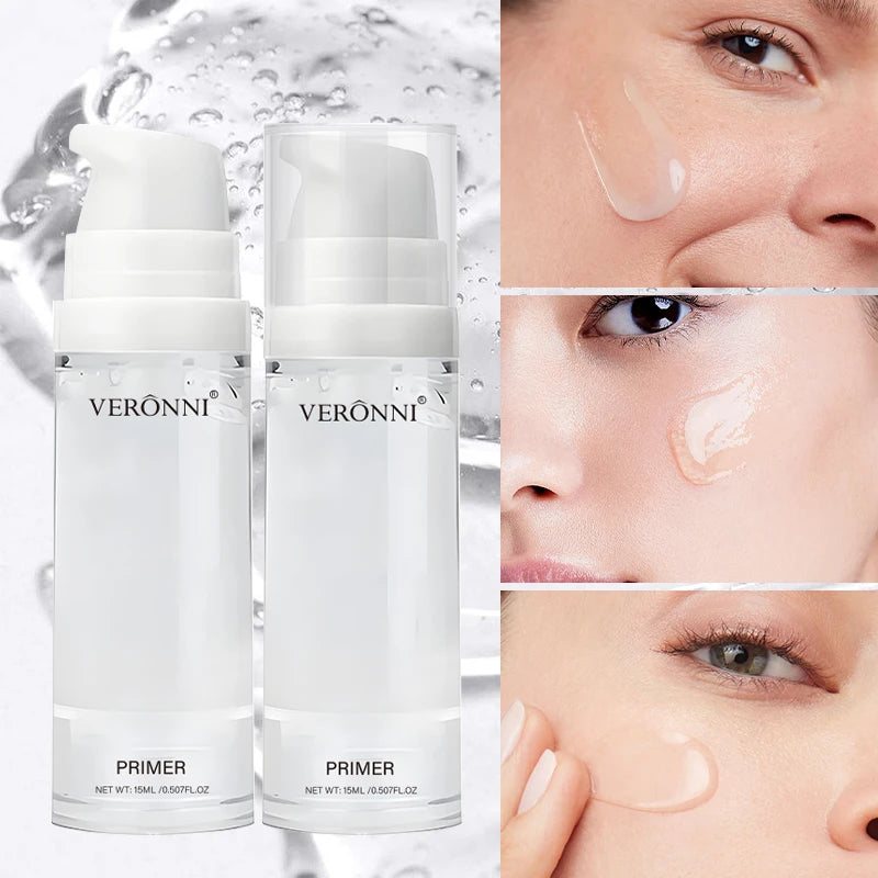 2Pcs Hydrating Face Primer Gel Pore Minimizing Makeup Base Oil Control Long Lasting Smooth Skin Primer For All Skin Types 15ml