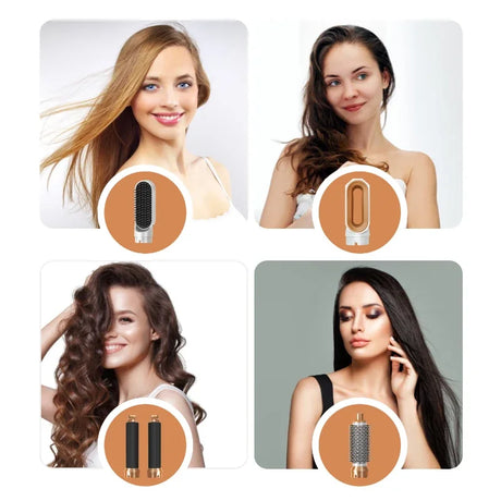 5 in 1 Hair Dryer Brush Hot Comb Set Professional Curling Iron Hair Straightener Styling Tool For Professional Hair Dryer