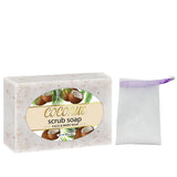 Coconut Scrub Soap Handmade Exfoliating Bath Soap Face & Body Cleanser Long-Lasting Moisturizing Soap Remove Dead Skin