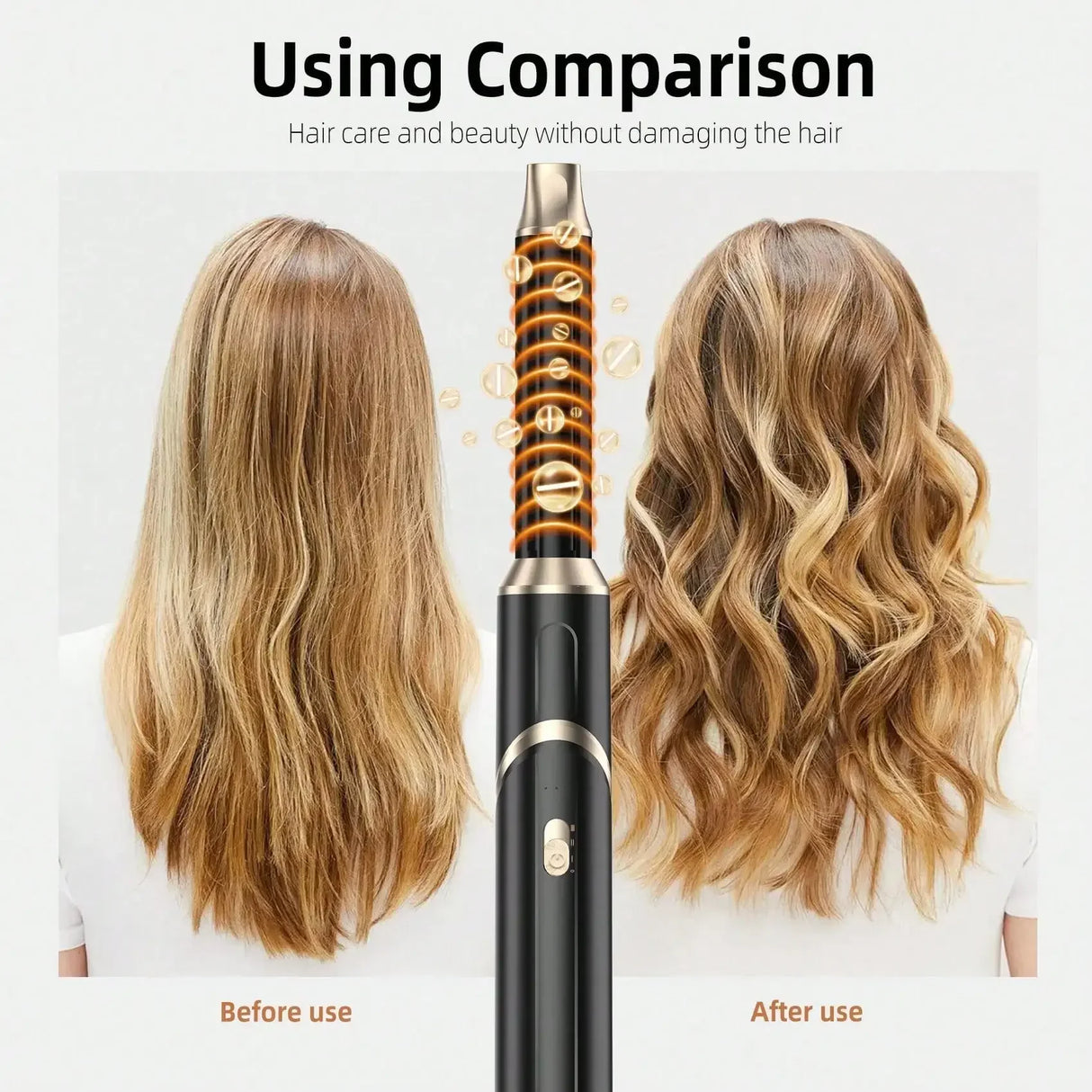 Six-In-One Hot Air Comb Foldable Curling Iron Hair Dryer Straight Roll Multi-Function Portable Hair Dryer