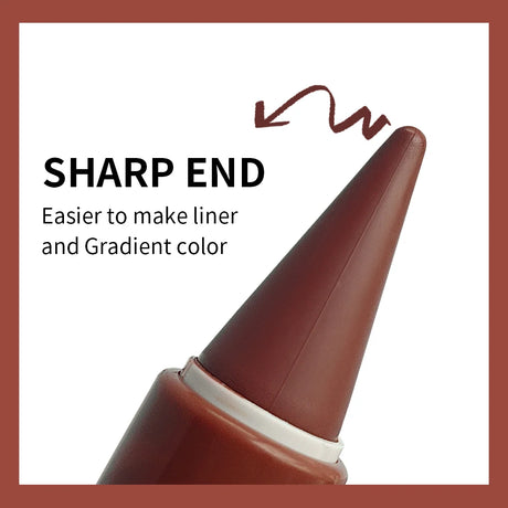 JUJU Dream Matte Velvet Gradient Lip Liner - Smooth Application For Elegant Lips, Long-Lasting Lip Pencil, Lip Lipstick Makeup