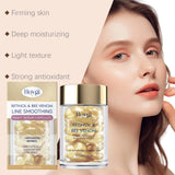 Retinol Bee Venom Facial Capsules Anti-Wrinkle Firming Smoothing Moisturizing Facial Skin Anti-Aging Night Serum for Face & Neck