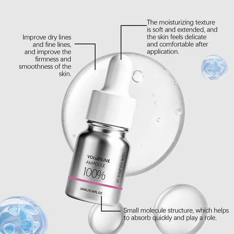 Volufiline Centella Asiatica Serum 10ml Gentle Soothing Moisturizing Facial Ampoule Essence Niacinamide Plumping Fast Absorbing