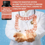Multi Collagen for Women & Men - Type I, II, III, V, X, Hydrolyzed Collagen Peptides Supports Hair, Skin, Joint Health