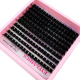 10Row 60D-120D 5D Fluffy Thick Lashes Clusters 10-18mmMix Wispy Individual Lashes Extensions Clusters DIY Makeup False Eyelashes