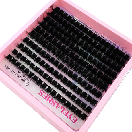 10Row 60D-120D 5D Fluffy Thick Lashes Clusters 10-18mmMix Wispy Individual Lashes Extensions Clusters DIY Makeup False Eyelashes