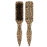4Pc Boar Bristle Slick Back Hair Brush Set For Sleek Ponytail Bun Smoothing Baby Hairs,Flyaways,Edge Control Backcombing Teasing