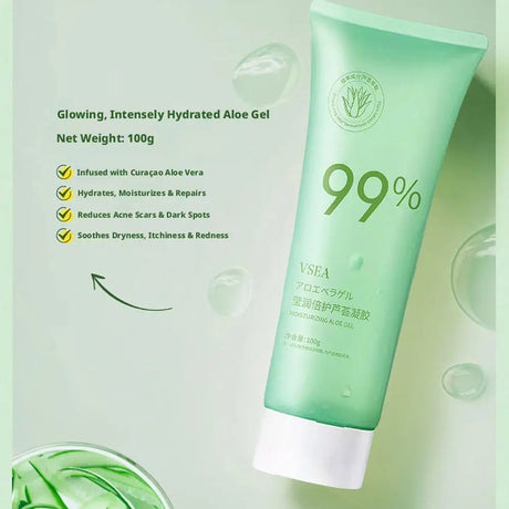 Aloe Vera Gel Moisturizing Face Body Cream Sunburn Repair Hydrating Soothing After Sun Acne Treatment Sensitive Skin Care