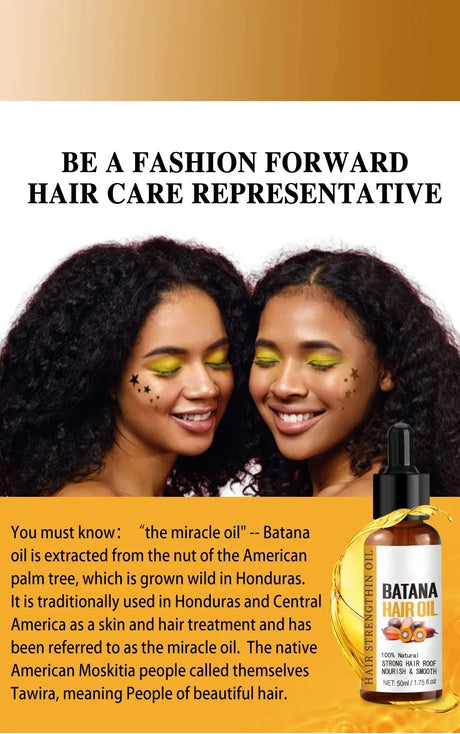 Batana Oil Hair Growth Products Fast Growth Batana Essence Oil Traction Alopecia Anti Hair Loss Baldness Treatment For Men Women