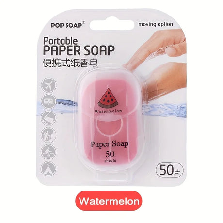 Ultimate Portable Paper Soap Sheets For Outdoor Travel， disposable hand washing travel soap