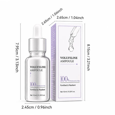 Volufiline Centella Asiatica Serum 10ml Gentle Soothing Moisturizing Facial Ampoule Essence Niacinamide Plumping Fast Absorbing