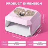 Portable Nail Dryer Lamp UV Light For Nails Eyes Protection 21LEDs UV Lamp for Gel Nails Polish Curing Dryer Home Salon Tool USB