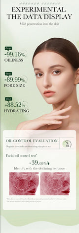 Avocado Skincare 6-Piece Set Includes Nourishing And Moisturizing Eye Cream, Face Cream, And Anti-Wrinkle Skincare Products.