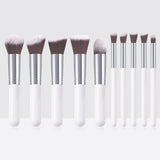 10pcs Set Makeup Brushes Tool Set Cosmetic Powder Eye Shadow Foundation Blush Blending Beauty Maquiagem Beauty Kit for Party