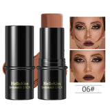 Face Brown Bronzer Contour Stick Face Foundation Makeup Pen Lasting Smooth Contour Shadow Blusher Highlight Concealer Cosmetics