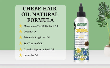 GOIPLE Chebe Hair Care Products Deep Nourish & Moisturize Conditioner Smoothing Anti-loss Breakage Hair Oil or Butter or Powder