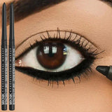 1Pc Waterproof Black Eyeliner Pencils Smudge-Proof Long-Lasting Eye Makeup Perfect For Fashion Look