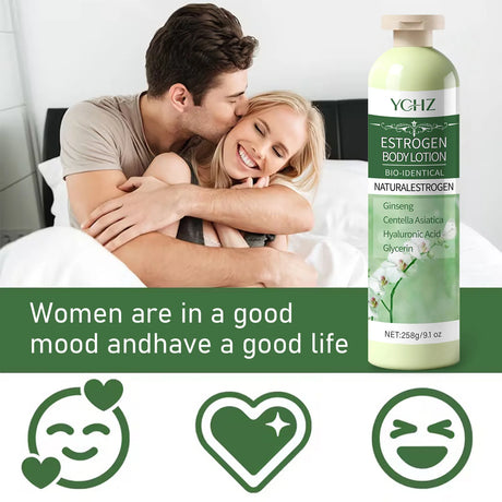 Women's Mood Care Cream, Female Estrogen Cream, Body Care Cream, Body Harmony, Alcohol-Free, Pleasant Fragrance, Suitable for All Skin Types, Made with Natural Ingredients