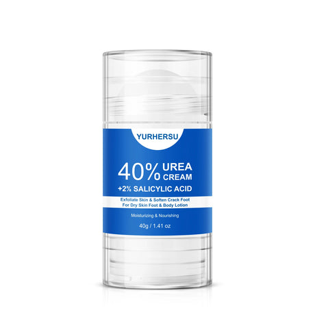 40% Urea Foot Cream Stick - Moisturizing & Exfoliating Cracked Heel Repair Deep Hydration for Dry Feet Long protect