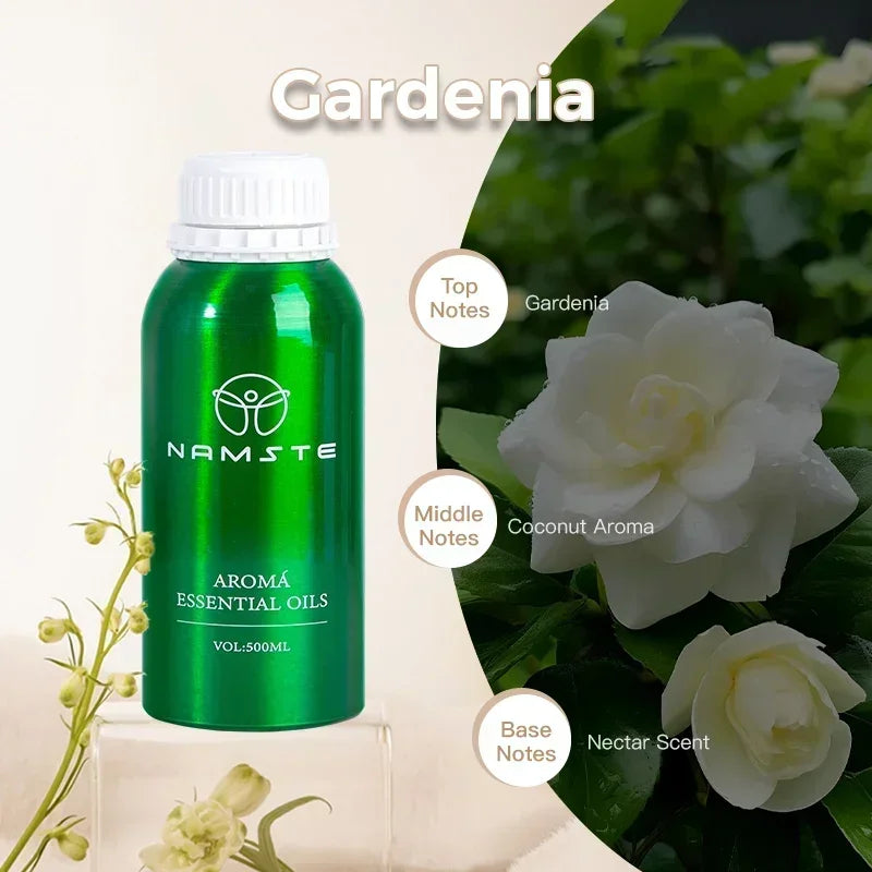 NAMSTE 500ml luxury Essential Oils Pure Natural for Diffuser humidifier Aromatherapy Jasmine Orchid Aroma Oil perfume spray