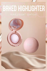 3D Face Highlighter Powder Instant Silky Baked Shimmer Illuminator Makeup Natural Glossy Brighten Contouring Glitter High Gloss