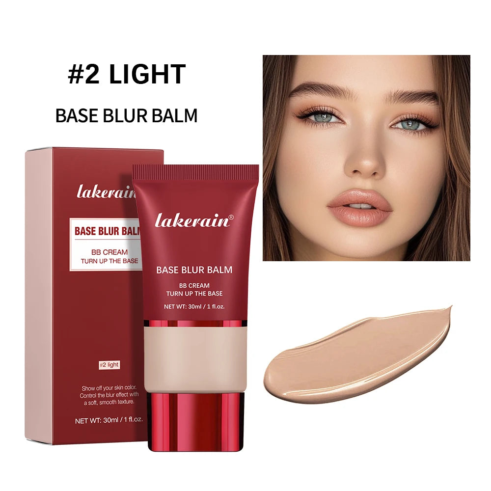 5 Colors Matte Liquid Foundation Base Sweat Resistant Smooth Cover Blemish Pores Natural Matte Finish Lightweight Face Makeup Cosmetic Base