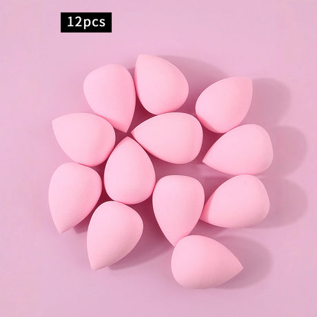 100/50/30/25/20/12PCS XL Super Affordable Large Soft Makeup Sponge Beauty Egg Set, No Powder Sticking Portable Makeup Tool