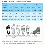 Outdoor Beach Socks, Versatile Gear for Swimming, Diving, Snorkeling, Non-slip, Swim Covers