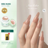 Nailpop Milky Smooth Builder Gel 30/100g for Nail Extension Long Lasting Quick Building UV Gel Soak Off Nail Art Design DIY