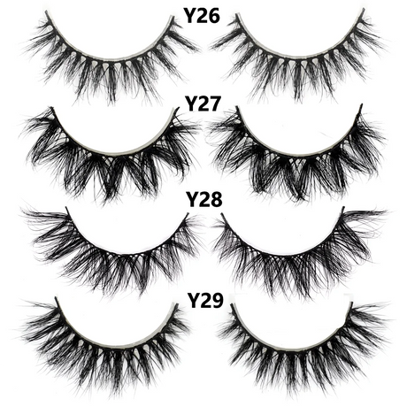 Half Lashes Mink Eyelashes Fluffy Soft False Eyelashes Wispy Cross Mink Eye Lashes Natural Short Mink Eyelash Extension Makeup