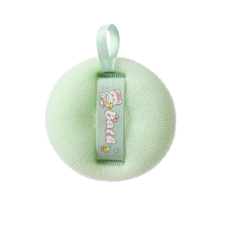 Shower Loofah Bath Sponge With Hanging Rope Exfoliating Soft Mesh Body Scrubber Rich Lather 3D Knit Design For Smooth Skin