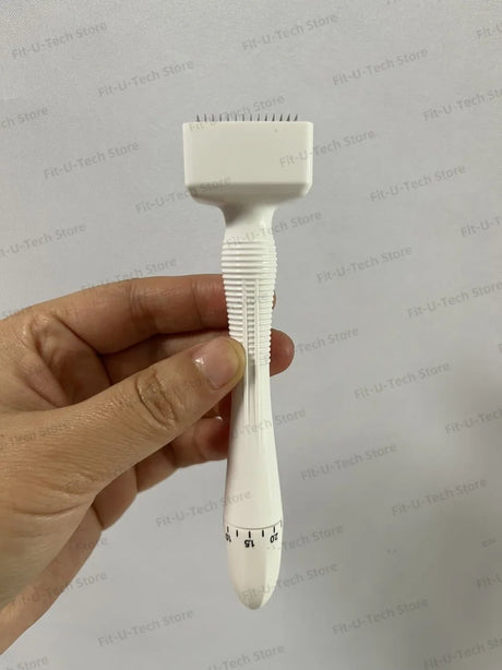 adjustable derma stamp  microneedle 140 pins skin care beard growth scalp hair