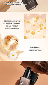 Feotznw Foundation Cream Long-lasting Makeup - 12H Natural Base Skin-toned Fit Natural-looking Lightweight Buildable Coverage