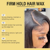 Edge Tame Firm Hold Hair Wax Natural Finish Long Lasting Style Control Frizz Free Smoothing Texture Professional Salon Hair Care